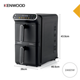 Kenwood HFV11.000BK 11L Vertical Duo Digital Air Fryer
