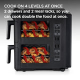 Kenwood HFV11.000BK 11L Vertical Duo Digital Air Fryer