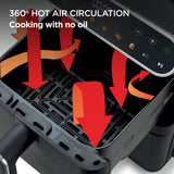 Kenwood HFV11.000BK 11L Vertical Duo Digital Air Fryer