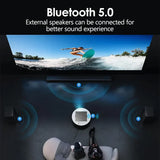 HTPNEO H80 4K Smart Projector - 400 ANSI Lumens