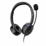 Astrum HU660 Dual Sided Headset USB with Flexible Mic