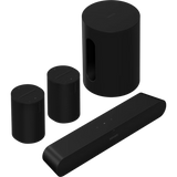 Sonos Immersive Set with Ray- Ray + Sub Mini + 2x Era 100 - Black