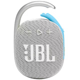 JBL Clip 4 Eco Portable Waterproof Bluetooth Speaker - White