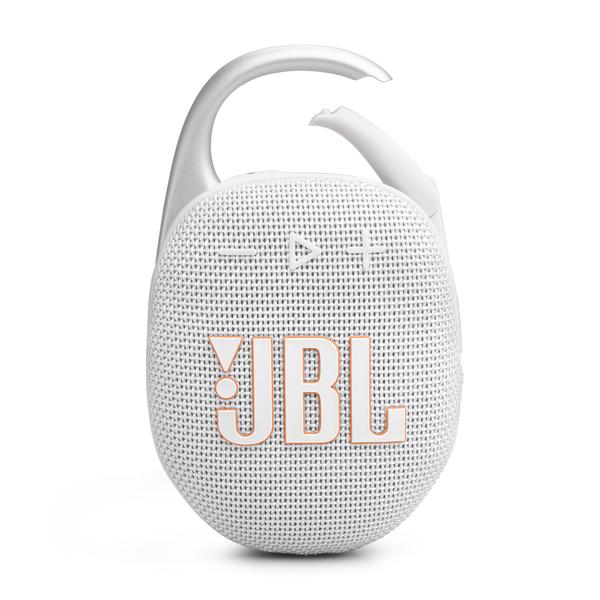 JBL Clip 5 Portable  Bluetooth Speaker - White