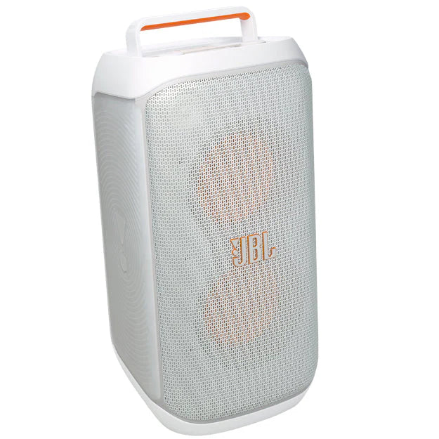 JBL Partybox Stage 320 Portable Party Speaker with Wheels - White