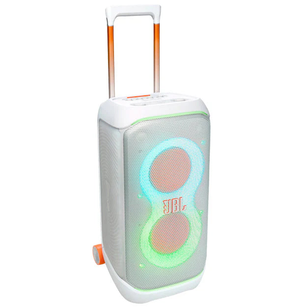 JBL Partybox Stage 320 Portable Party Speaker with Wheels - White