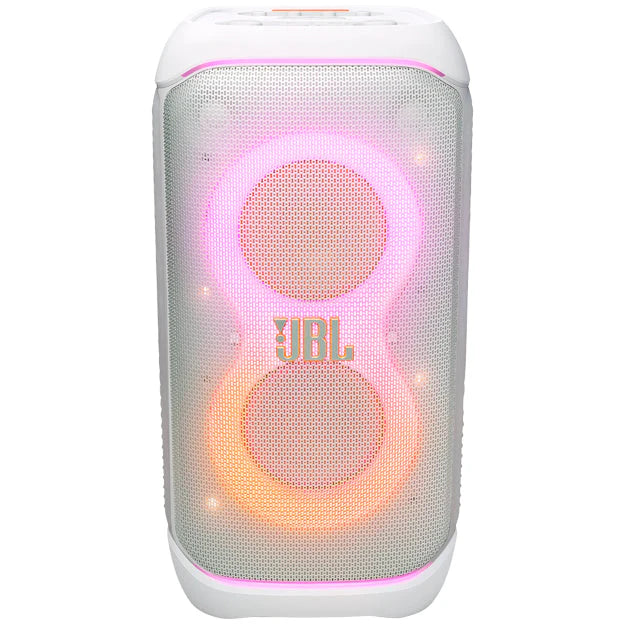 JBL Partybox Stage 320 Portable Party Speaker with Wheels - White