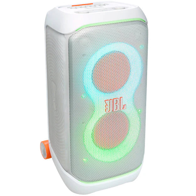 JBL Partybox Stage 320 Portable Party Speaker with Wheels - White