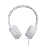 JBL Tune 500 Wired On-Ear Headphones- White