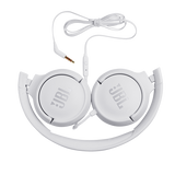JBL Tune 500 Wired On-Ear Headphones- White