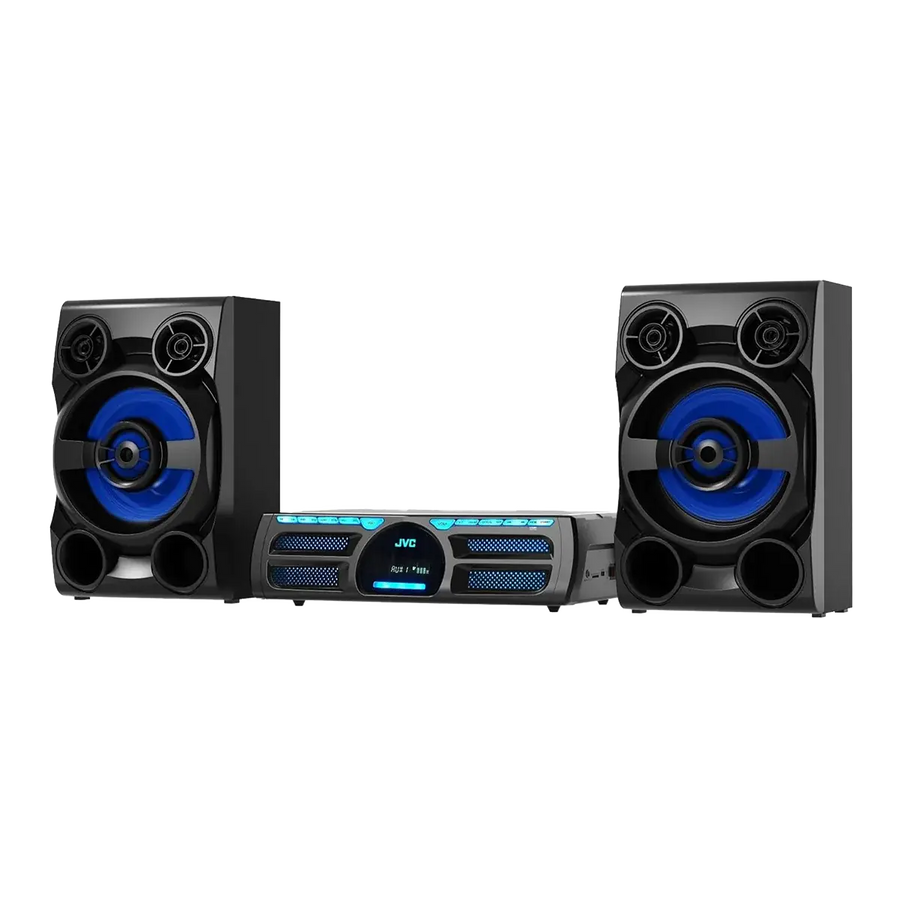 JVC MX-N538B Mini DVD Hifi System – New World