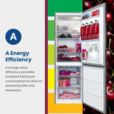 KIC KBF525/2GR Fridge/Freezer