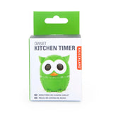 Kikkerland Owlet Kitchen Timer - Green