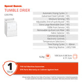 Speed Queen LDE3TRG 8.2kg Tumble Dryer