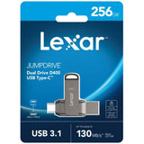 Lexar JumpDrive Dual Drive D400 USB 3.1 Type-C (256GB)