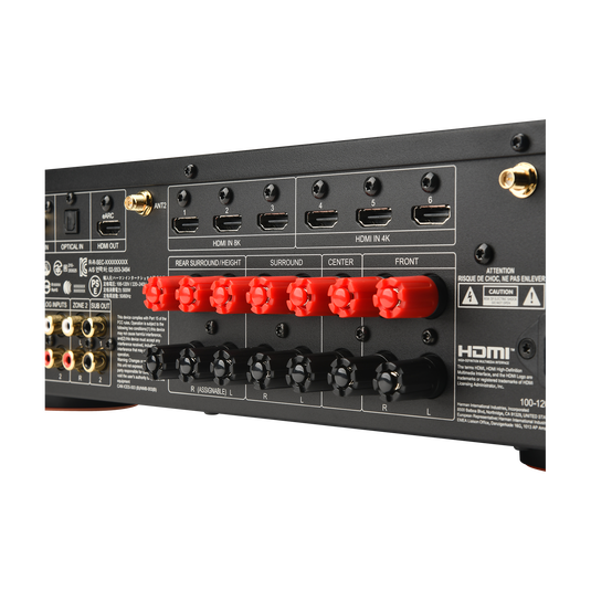 JBL MA710 - 7.2-channel 8K Dolby Atmos AV Receiver (Black) – New World JBL MA710 - 7.2-channel 8K Dolby Atmos AV Receiver (Black) – New World