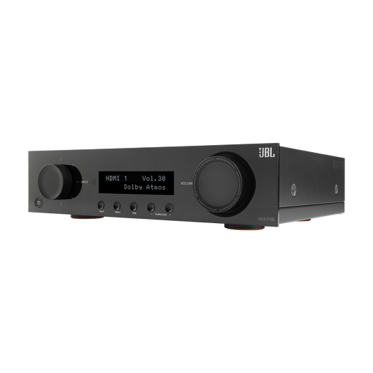 JBL MA710 - 7.2-channel 8K Dolby Atmos AV Receiver (Black) – New World JBL MA710 - 7.2-channel 8K Dolby Atmos AV Receiver (Black) – New World