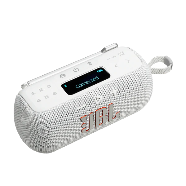 JBL Tuner 3 FM/DAB Bluetooth Portable BT Radio - White