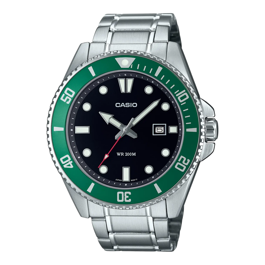 Casio MDV-107D-3A2VDF Watch – New World