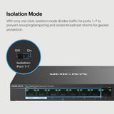 Mercusys MS108GP 8-Port Gigabit Desktop Switch with 7-Port PoE+