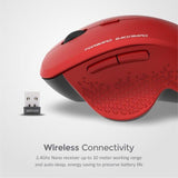 Astrum MW280 6B Wireless Optical Mouse – Red