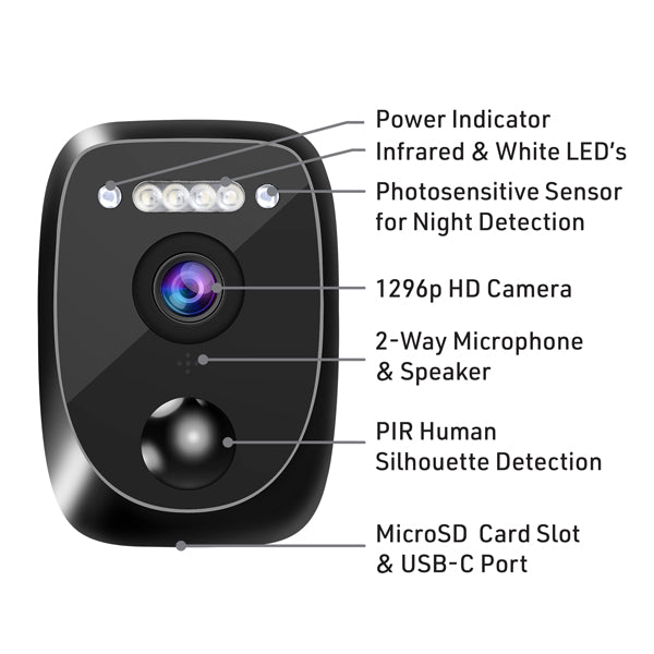 Magneto Bullet WIFI Solar Security Camera - DK330 – New World