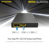NITECORE NB10000 Gen 2 Quick-Charge USB/USB-C Dual Port 10000mAh Power Bank
