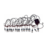 Zartek ZA-372 Rechargeable Solar Festoon Light String, 20m