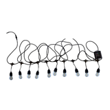 Zartek ZA-371 Rechargeable Solar Festoon Light String, 10m