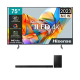 Hisense 75U6K 4K TV - 75" + Hisense AX2107G 2.1ch Soundbar