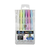 Pilot G-2 0.7 Gel Retractable Pen - Wallet of 6 Pastel Colours