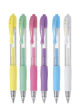 Pilot G-2 0.7 Gel Retractable Pen - Wallet of 6 Pastel Colours