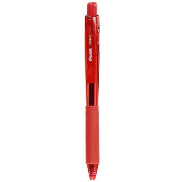Pentel BK440 Retractable 1.0mm Ballpoint Pen - Red