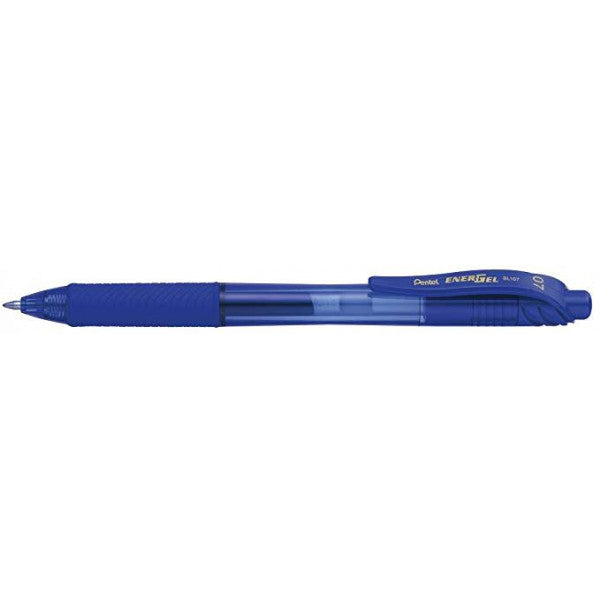 Pentel BL107 0.7 Energel X Retractable Gel Roller Pen - Blue