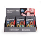 Kikkerland Acupressure Rings - Set of 3