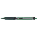 Pilot V5 Hi-Tecpoint Retractable FINE Rollerball Pen - Green Ink