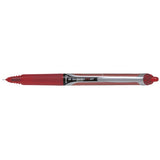 Pilot V5 Hi-Tecpoint Retractable FINE Rollerball Pen - Red Ink