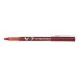 Pilot V7 Hi-Tecpoint Liquid Ink Rollerball FINE Tip - Red Ink