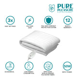 Pure Pleasure Tie-Down Single Electric Blanket - PPTDS