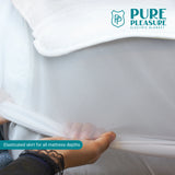 Pure Pleasure Fitted Extra Length Queen Sherpa Electric Blanket  - PPXLQ