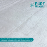 Pure Pleasure Fitted Extra Length Queen Sherpa Electric Blanket  - PPXLQ