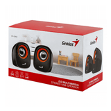 Genius USB Wired 3.5mm Desktop Speakers Red - SP-Q160