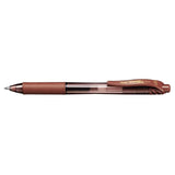 Pentel BL107 0.7 Energel X Retractable Gel Roller Pen - Brown
