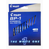 Pilot BP-1 Medium Pen Blue 12Pack - C-BP1-M-12L