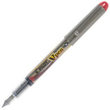 Pilot V Pen Disposable Medium Fountain Pen - Red