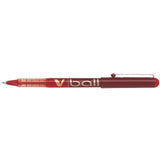 Pilot V Ball Liquid Ink Rollerball Pen 0.7mm - Red