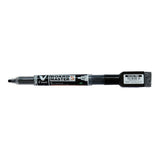 PILOT V Board Master Slim Extra Fine Whiteboard Marker with Eraser and Magnet - BLACK