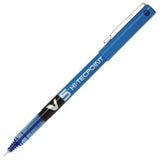 Pilot V5 Hi-Tecpoint Liquid Ink Rollerball FINE Tip - Blue Ink