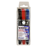 PILOT V Board Master Slim Extra Fine Whiteboard Markers - Wallet 3