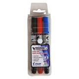 Pilot V Board Master Whiteboard Marker Ultra Fine Wallet Of 3